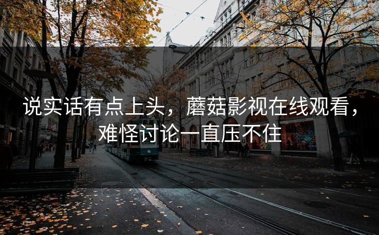 说实话有点上头，蘑菇影视在线观看，难怪讨论一直压不住